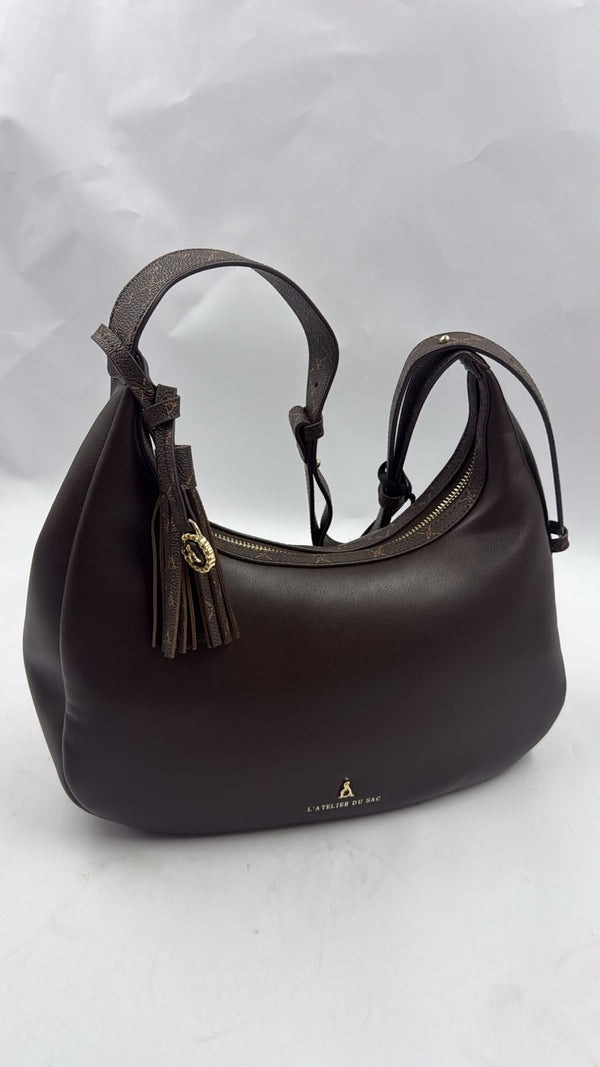 L'Atelier Du Sac Borsa Mod.Adelle Coll. My Milady Marrone