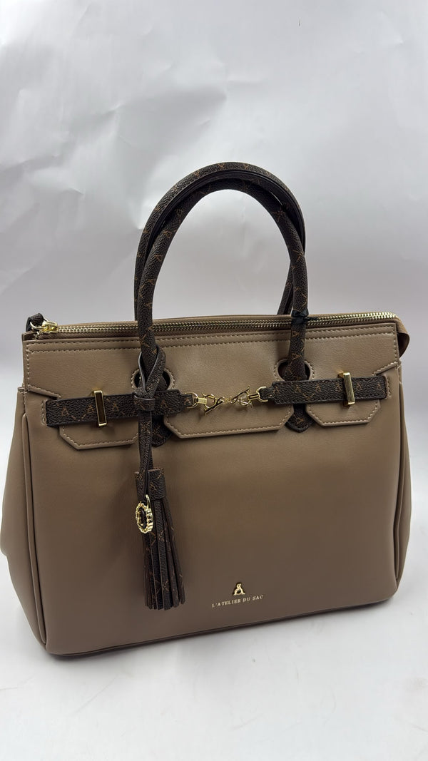 L'Atelier Du Sac Borsa Mod.Marylou Coll.My Milady Beige