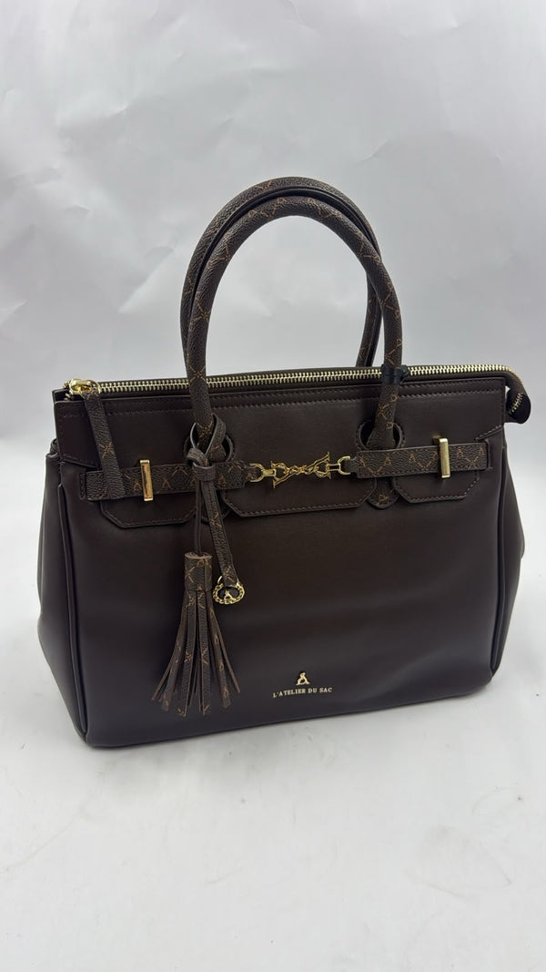 L'Atelier Du Sac Borsa Mod.Marylou Coll.My Milady Marrone
