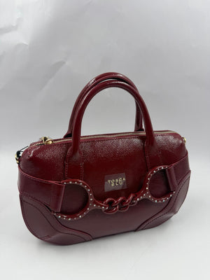 Borsa Tosca Blu Cecilia Shiny Rosso Scuro