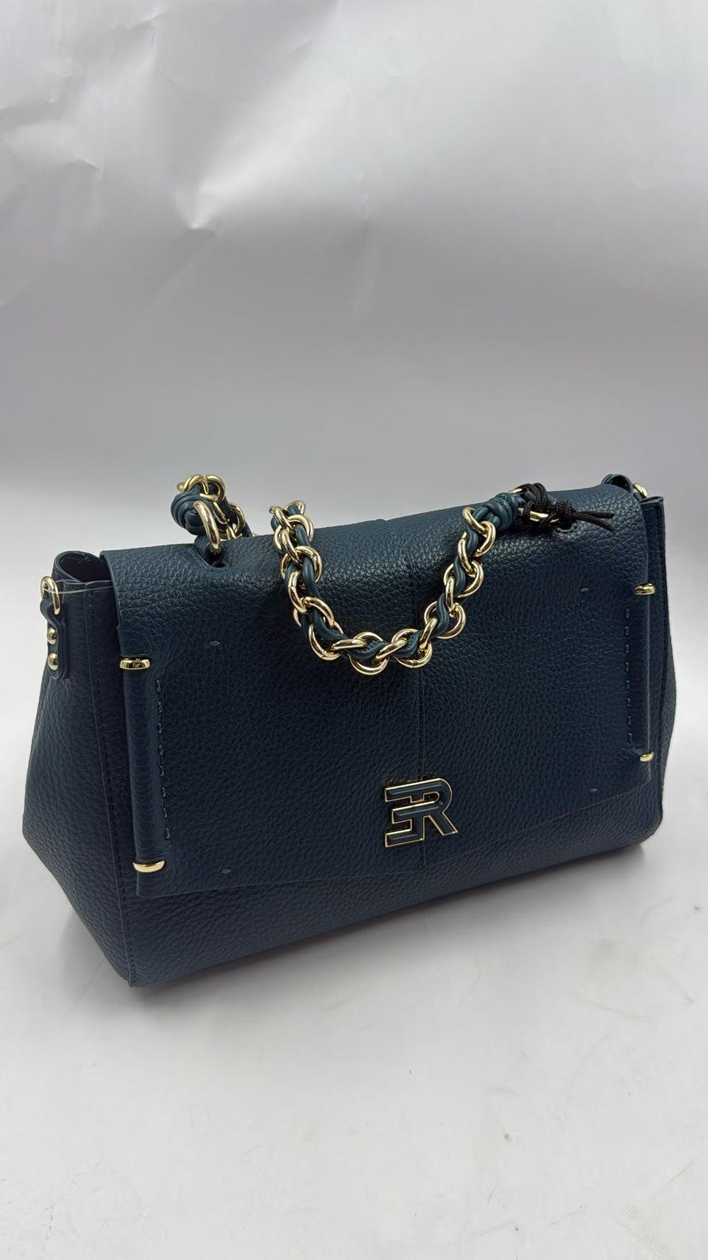 Ermanno Scervino Borsa Medium Flap Eba 27 Blu