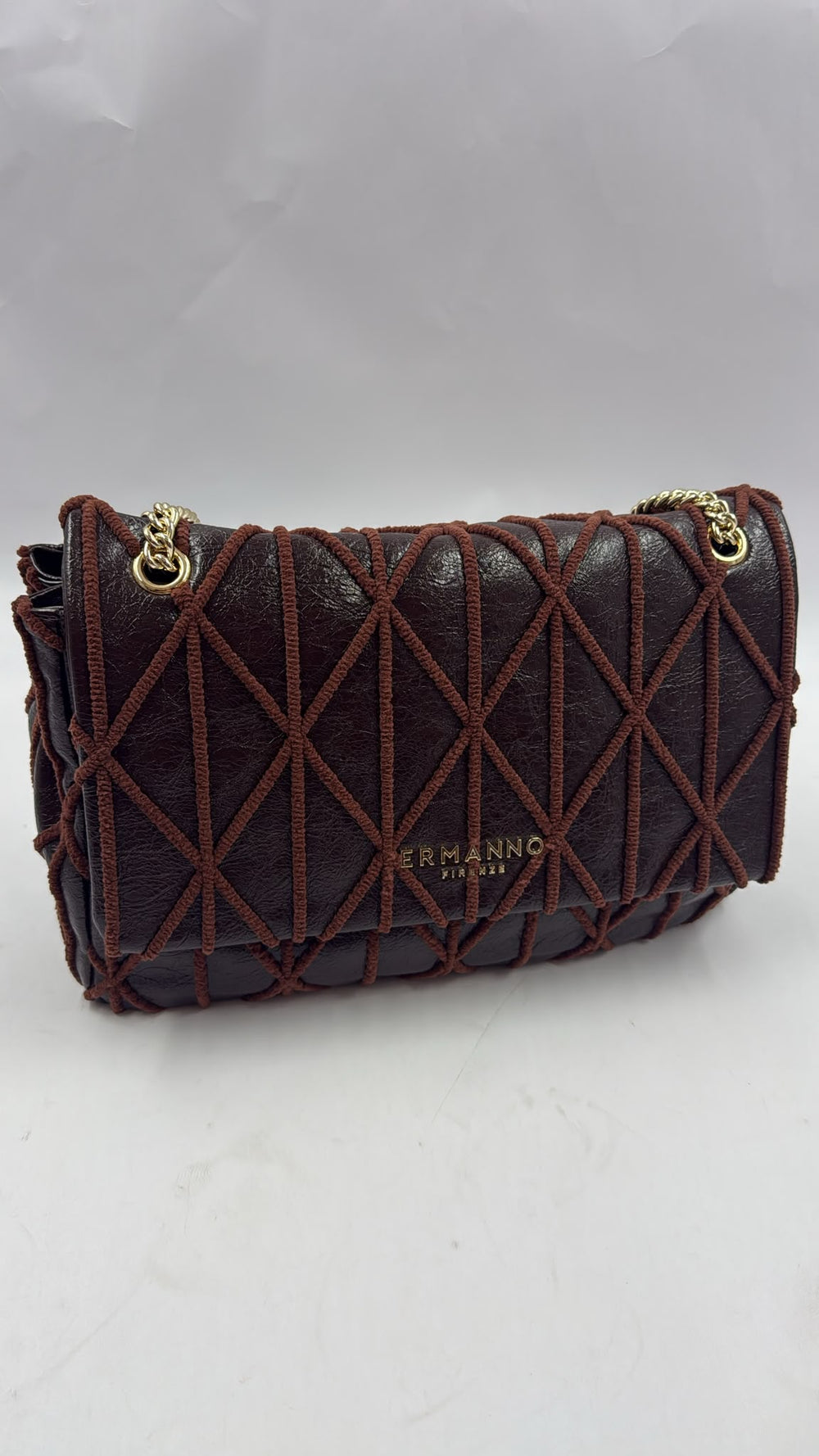 Ermanno Scervino Borsa Flap Bag Belen Marrone
