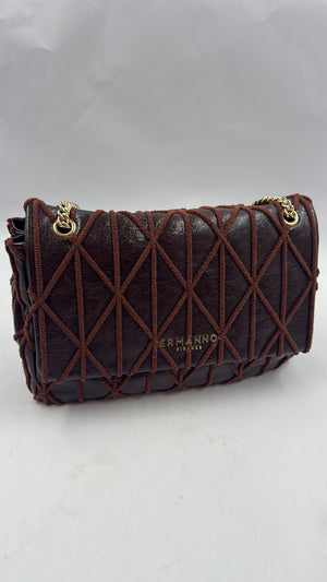 Ermanno Scervino Borsa Flap Bag Belen Marrone
