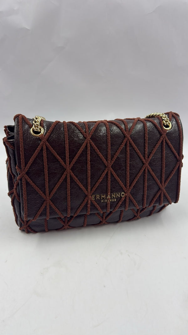 Ermanno Scervino Borsa Flap Bag Belen Marrone