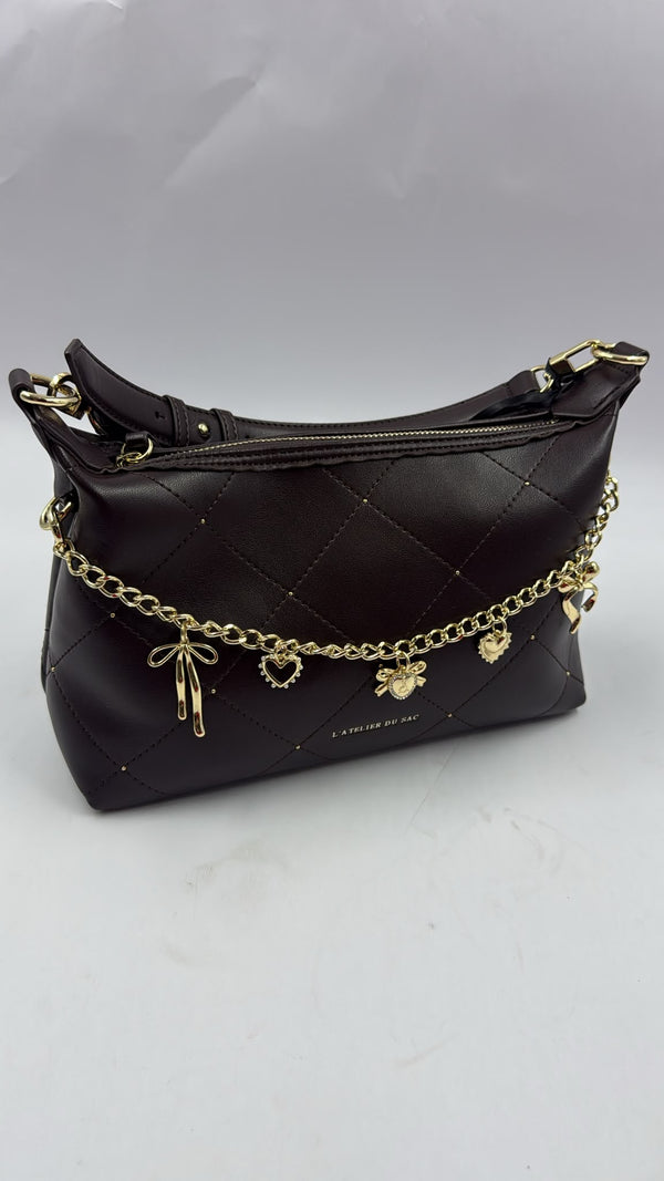L'Atelier Du Sac Borsa Mod.Mini Callie Coll.L'Allure Marrone