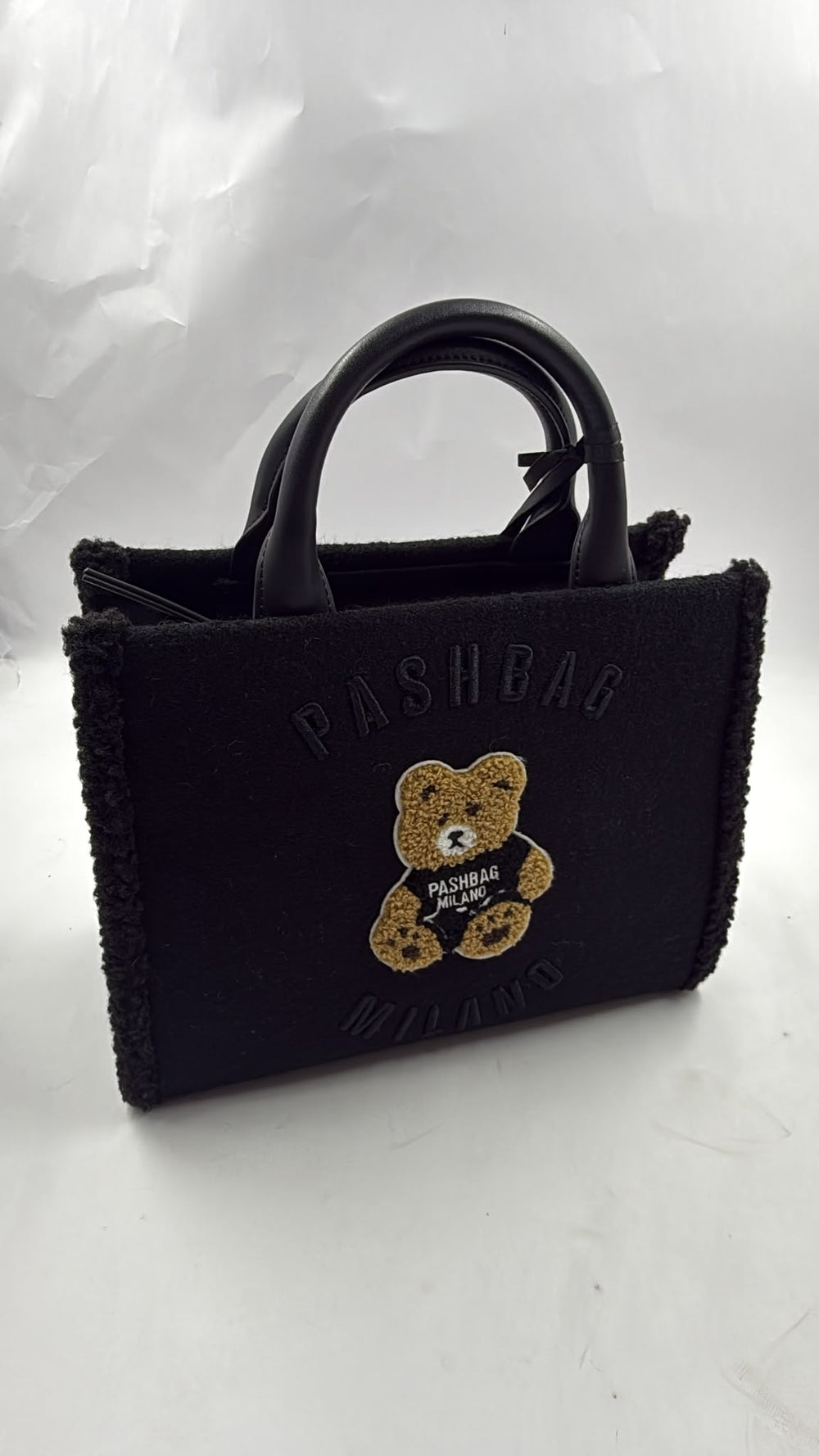 PashBag Identity Borsa Mod.Marge Coll.Shepherd Wool Black