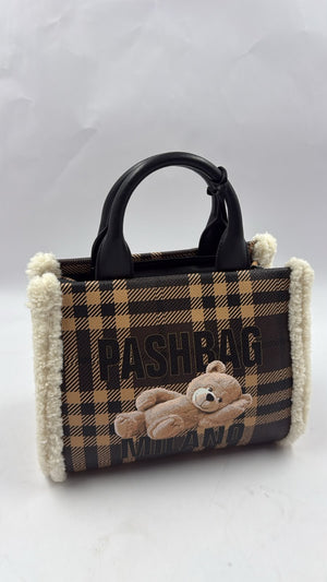PashBag Identity Borsa Mod.Mini Marge Coll.Weave Marrone
