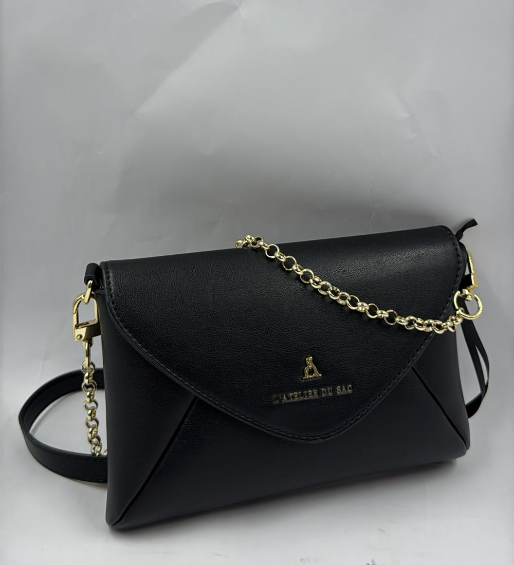 L'Atelier Du Sac Borsa Mod.Mael Coll.Party-Mael Nero