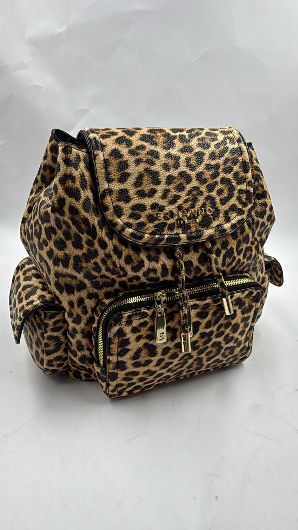 Ermanno Scervino Zaino BackPack Blackly Leopard
