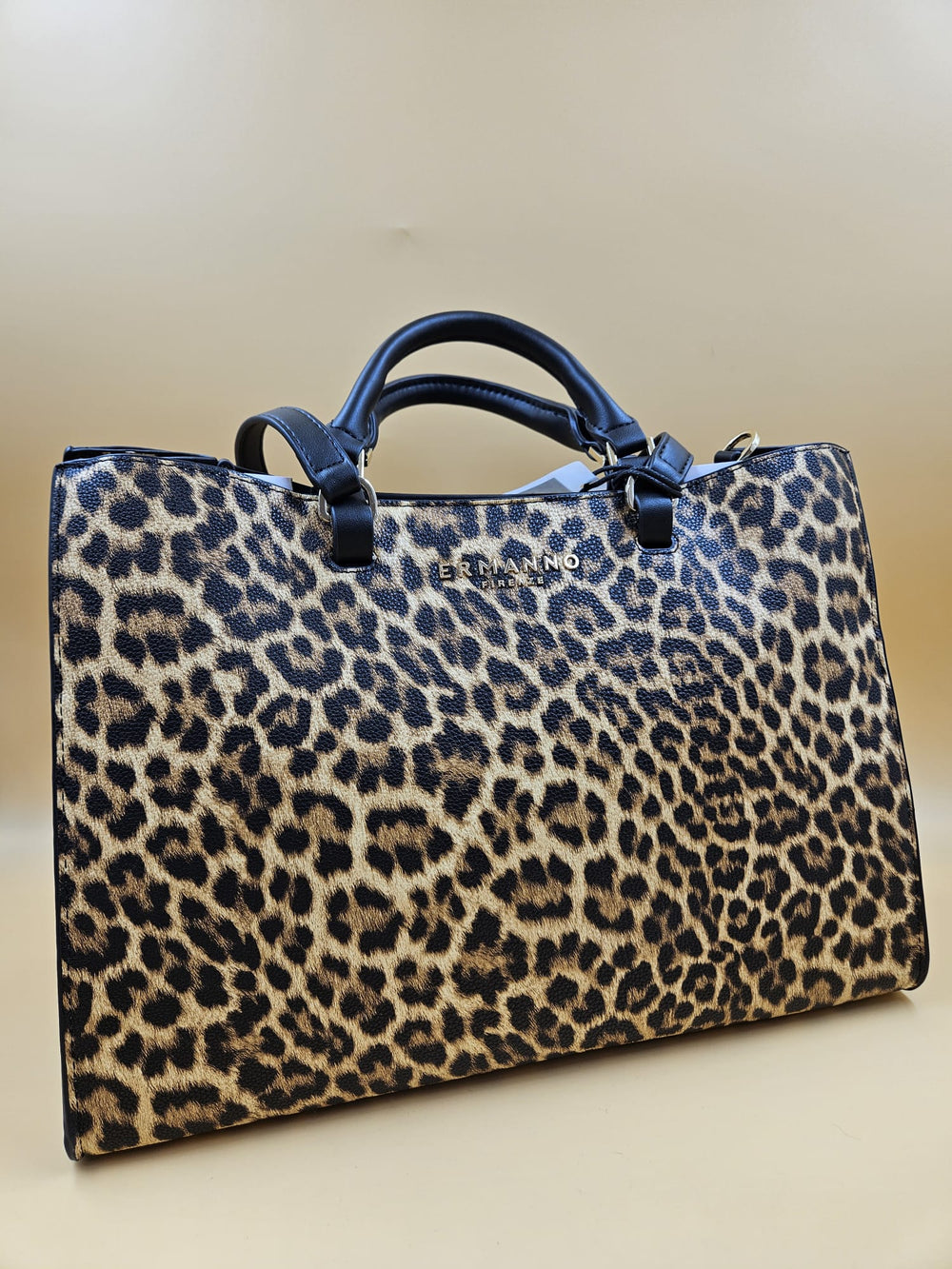 borsa scervino leopard maculato