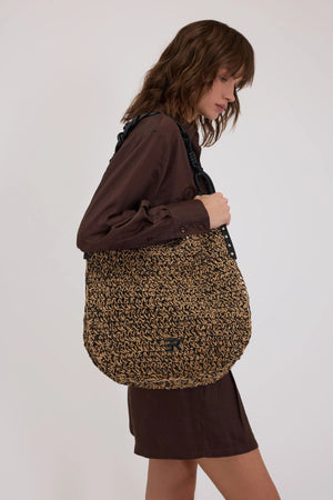 Ermanno Scervino Borsa Donna Large Hobo Anika Nero 12402083
