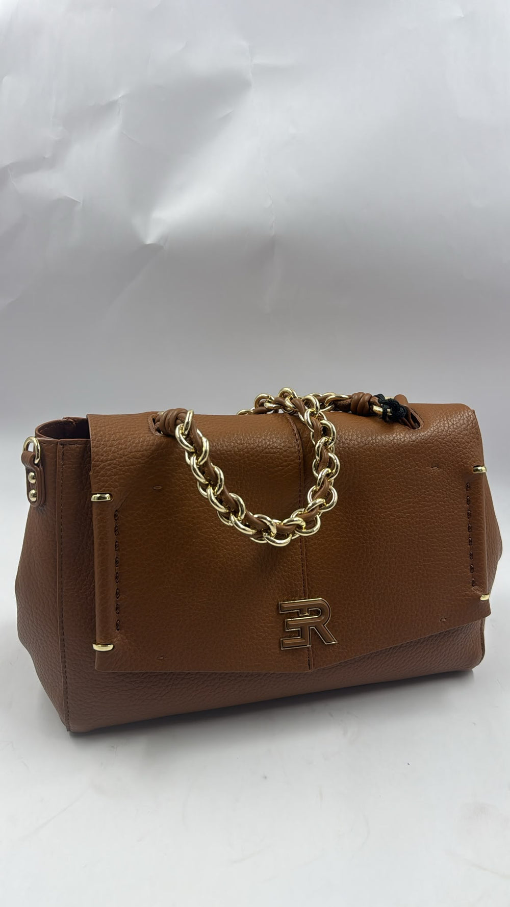 Ermanno Scervino Borsa Medium Flap Eba 27 Cuoio