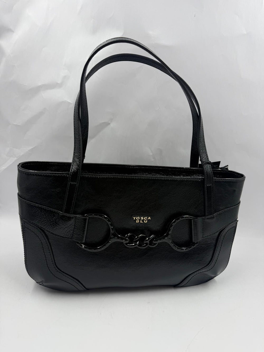 Borsa Tosca Blu Cecilia Shiny Nero