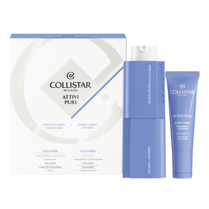 Cofanetto Attivi Puri Collagene+Esosomi Gocce In Crema Collagene 30 ml+Plump Labbra Collagene 10 ml