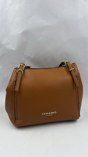 Ermanno Scervino Borsa Tote Bianca Cuoio