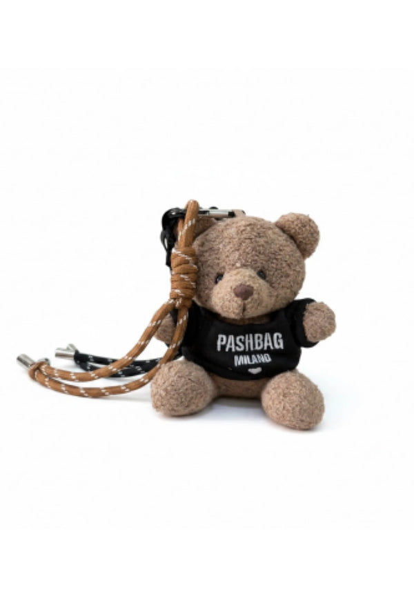Pashbag Identity Portachiavi Charm Orsetto Nero