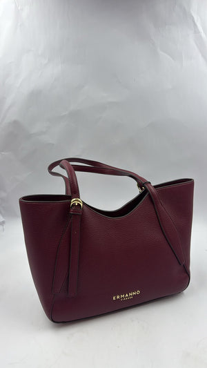Ermanno Scervino Borsa Tote Bunny Burgundy