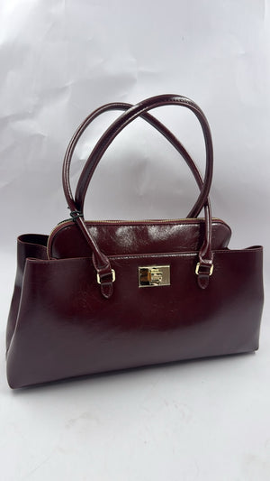 Ermanno Scervino Borsa Large Tote Babs Bordeaux