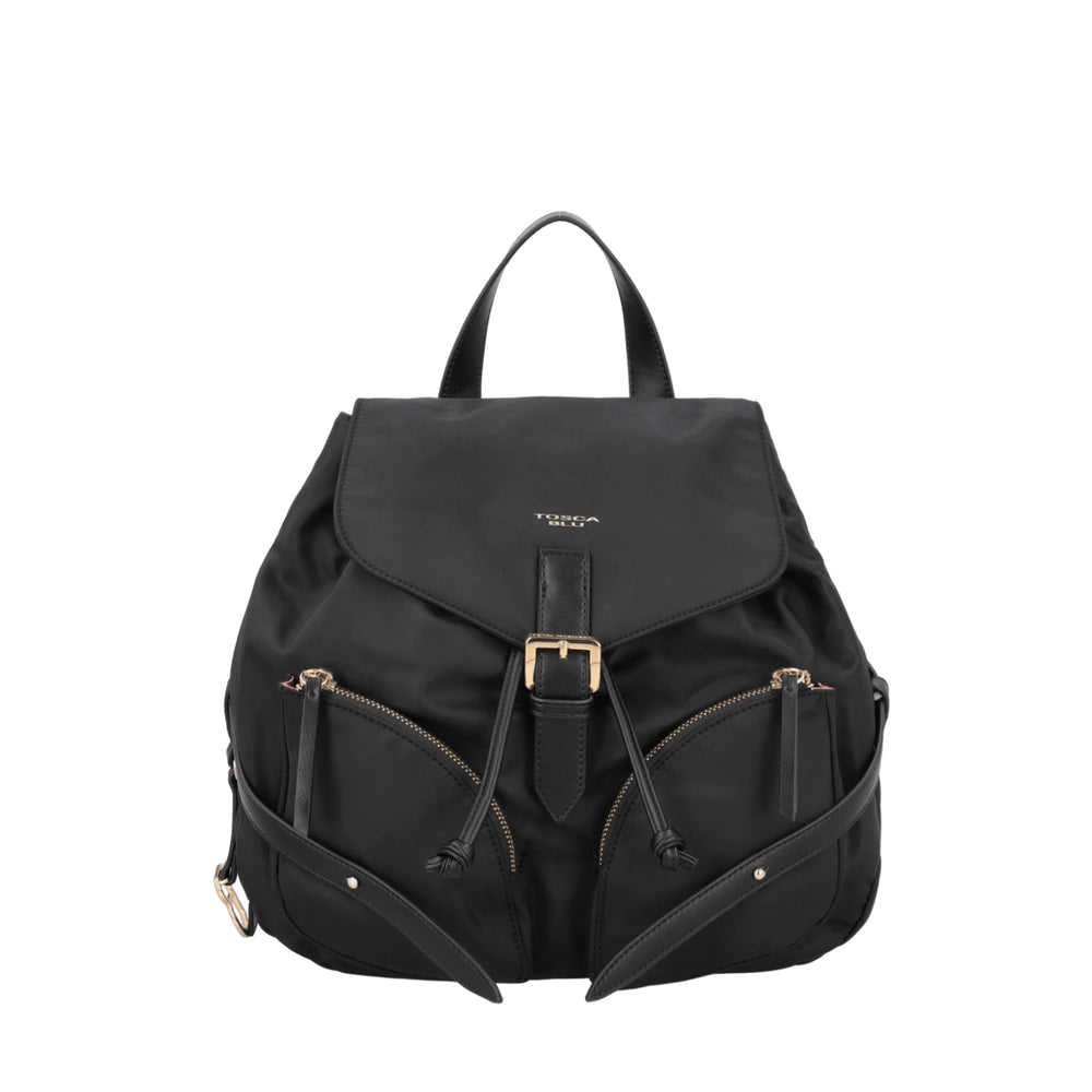 Tosca Blu Zaino Central Park in nylon colore nero